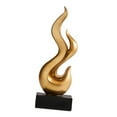 thumbnail image 3 of WLPZXP Modern Flame Statue Aesthetic Gift Abstract Sculpture for Bedroom Gold, 3 of 9