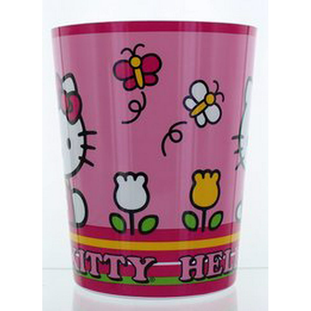 Sanrio Hello Kitty Wastebasket - Garbage Can - Walmart.com - Walmart.com