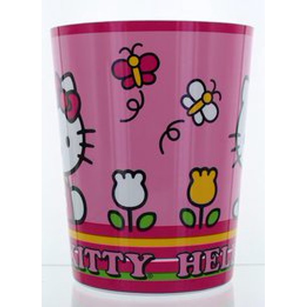 Sanrio Hello Kitty Wastebasket Garbage Can