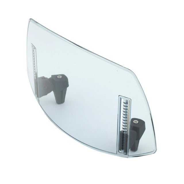 Parabrisas delantero Universal shamjiam para motocicleta 17,7x29,2 cm Deflector de viento Gris azul