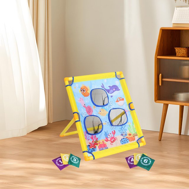Juego de lanzamiento de bolsas de frijoles, juguete divertido, juegos de lanzamiento, Mini Cornhole, juegos de lanzamiento al aire libre para fiesta , Costura