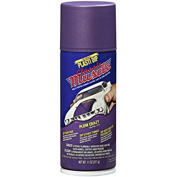 Plasti Dip Matte Plum Purple Classic Muscle Spray 11oz, (6 Pack)