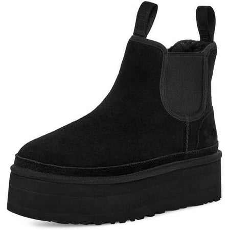 

Women s Black Brown Winter Snow Boots Classic Faux Fur Lined Slip On Ankle Boots Black 9.5