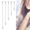 thumbnail image 5 of Farfi 5Pcs Extension Chain Non-fading Double Head Lobster Clasp DIY Jewelry Metal Necklace Extender Chain Links Home Supplies (Golden), 5 of 13