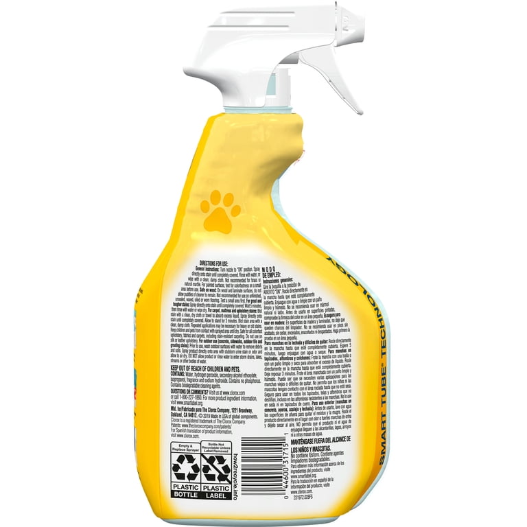 Clorox Pet Urine Remover, Multi-Surface Stain & Odor Eliminator photo 2