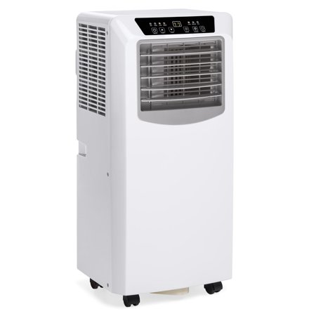 Best Choice Products 3-in-1 10,000 BTU Portable Compact Air Conditioner AC Cooling Fan Dehumidifier Unit for Up to 200 Sq. Ft. w/ Remote (Best Air To Air Intercooler)