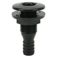 thumbnail image 4 of Qiilu Thru Hull Fitting 3/4 Boat Through Hull Connector 3/4in ABS Plastic Hose Coupling Drain Outlet Accessory, 4 of 8