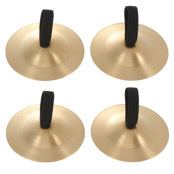 4Pcs Finger Cymbals Belly Dancing Musical Finger Instruments Copper Cymbals