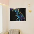 thumbnail image 3 of Kdxio colorful flames dinosaur Wall Hanging Tapestries Banner For Bedroom College Dorm Home Living Room Party Decor 29X37 In, 3 of 8