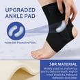 thumbnail image 5 of Silicone Ankle Brace Support, Ankle Stabilizer Sprain Prevention Design, Ligament Injury Joint Recovery Wrap, Brace for Sports Injury Recovery Joint Protection, 5 of 6