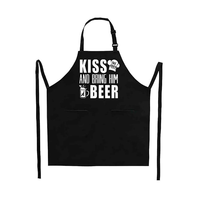SBYOJLPB Aprons Clearance Kitchen Essentials Aprons for Men Aprons for Chefs - Texted Aprons for Men and Women Valentine'S Day Baking Gift Men'S Cooking Apron 2 Pockets