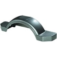 thumbnail image 3 of Fulton Trailer Fender 008592 Single Wheel Round; Fits 12 Inch Wheels; Unlighted; Silver; High Density Polyethylene; 2.5 Pound Weight; Single, 3 of 3
