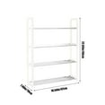 thumbnail image 6 of HomeTupukom 4-Tier Overhead Storage Rack Kitchen Storage Shelves for Dishes Display Rack for Bathroom Living Room Bedroom,White, 6 of 6