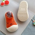 thumbnail image 3 of Dakaela Baby Cute Sock Shoes Boys Girls Walking House Shoes Toddler Non Slip Home Slippers Infant Soft Rubber Sole Sneakers Red, 3 of 4