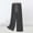 Dark Gray plus size wide leg pants a1, variant on Cagogo Women's Plus Size Wide Leg Pants Striped Elastic Waist Flowy Casual Long Lounge Trousers Loose Summer Beach Workwear, Dark Gray S