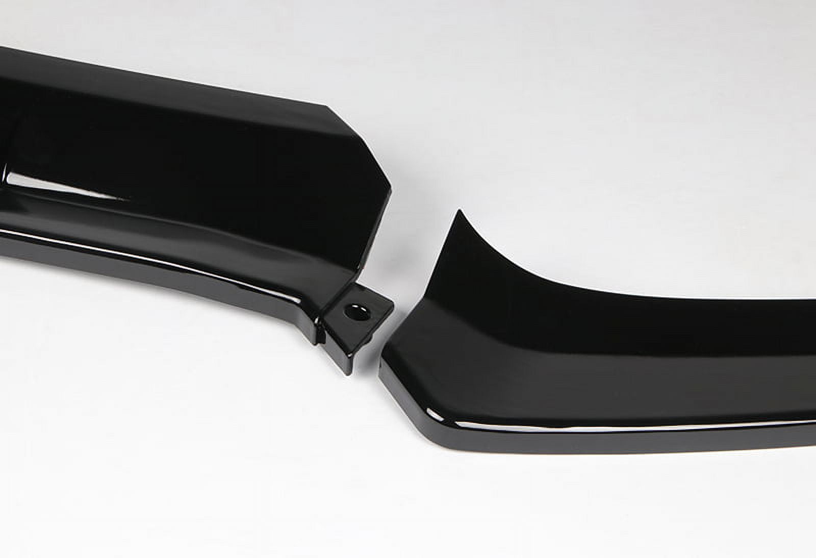 Stay Tuned Performance For 15-18 Mercedes W205 C180 C250 C300 Painted Black Front Bumper Body Lip 3PCS