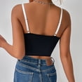 thumbnail image 4 of Womens Tank Tops Sleeveless Tops For Women Floral Lace Mesh Spaghetti Strap Layered Vest Going Out Daily Fashion Tops, 4 of 6