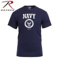 thumbnail image 2 of Rothco US Navy Emblem T-Shirt - Navy Blue, Small, 2 of 3