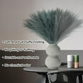 thumbnail image 4 of 60 Pcs Pampas Grass Light Grey and Dark Grey Decor 21.7" Fluffy Faux Short Pampas Grass Artificial Small Pompas Grass Flower Vase Filler for Home Wedding Decoration, 4 of 9