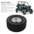 thumbnail image 3 of Tire Wheel, Wearproof Enhanced Appearance Stable Rubber Heat  Heavy Tires Easy To Install Safe  For ATV UTV, 3 of 8