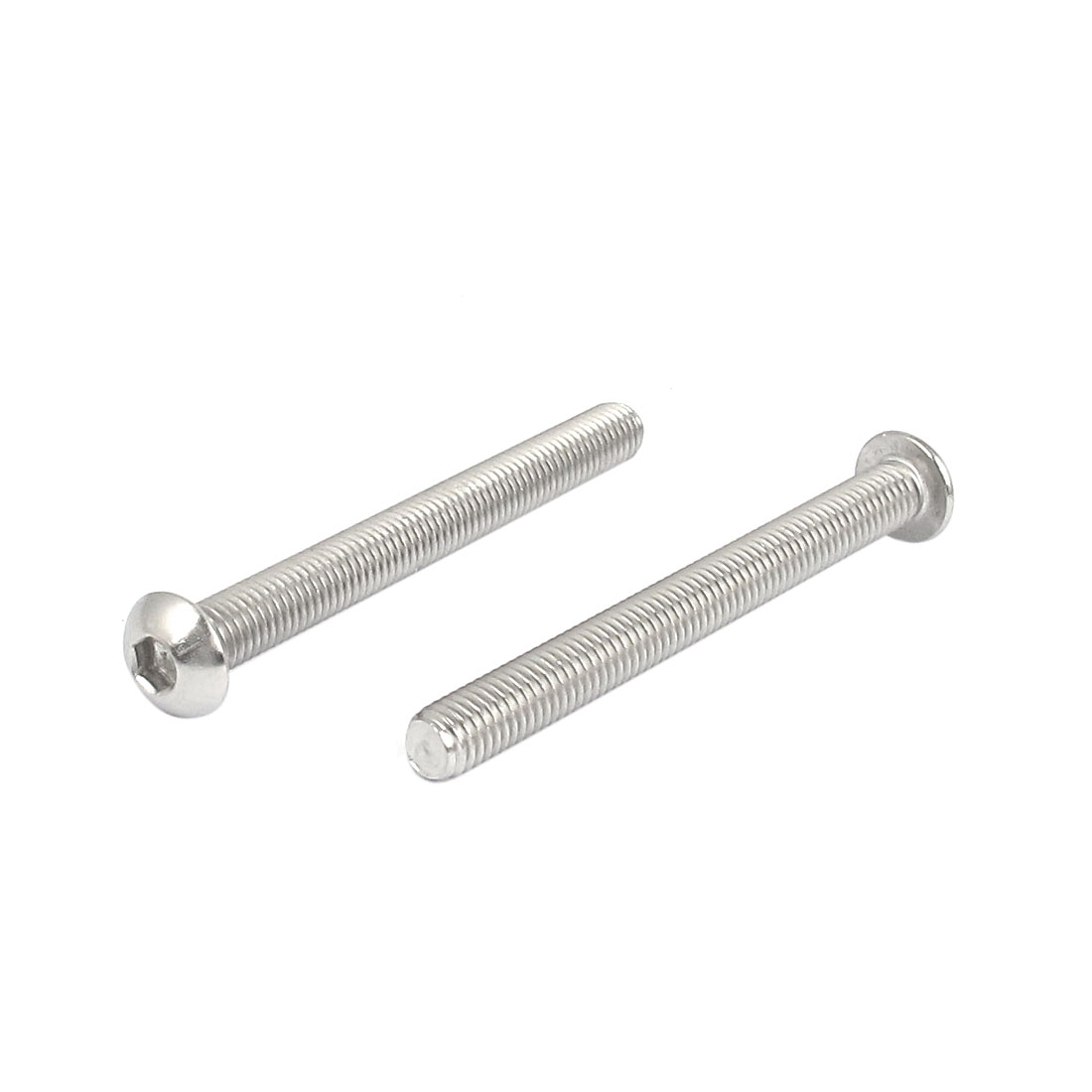 M8x80mm 304 Stainless Steel Hex Socket Countersunk Round Head Screw