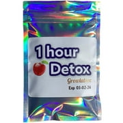 Growlabtec 1 Hour Detox - Super Fast Detox & Cleanse - Formulated for Green Leaf Smokers - Green Apple