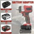 thumbnail image 2 of Adapter for Bos*ch 18V PBA PST PSB PSR Lithium Battery Converter to for Ein*hell Power X-Change 18V Tool, 2 of 8