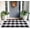 Black White, variant on Green and White Front Porch Rug 2'X4.3'Buffalo Plaid Checked Outdoor Rug Cotton Woven Washable Layering Door Mat for Welcome Mat Entryway Bedroom Living Room