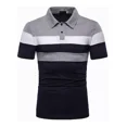 thumbnail image 3 of Playera Tipo Polo Casual Calidad Manga Corta Moda Franja, 3 of 6