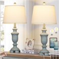 thumbnail image 1 of Lamp Cinkeda Coastal de 65 cm, juego de 2 puertos USB C+A y toma de corriente alterna, 1 of 7