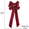 thumbnail image 1 of Lefu Christmas Decoration Supplies Flannelette Color Retro Ribbon Bow-knot Pendant, 1 of 9