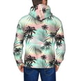 thumbnail image 5 of Zip Up Hoodies for Men - Tropical Summer Palm Long Sleeve Comfrt Men'S Fashion Hoodies & Sweatshirts, Jackets for Men Hoodies Pullover Clothing Clothes with Pouch, 5 of 5