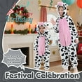 thumbnail image 4 of Baby Girl Winter Warm Cape Toddler Coat Cloak Jacket Fur Outerwear Clothes 0-3Y, 4 of 6