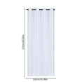 thumbnail image 3 of HAOAN Rideau Extérieur pour Patio Beige Aspect Lin Semi-Transparent Rideaux Imperméables Filtrant la Lumière Voile à Illets pour Pergola Balcon Piscine Intérieur W52 x L84, 3 of 7