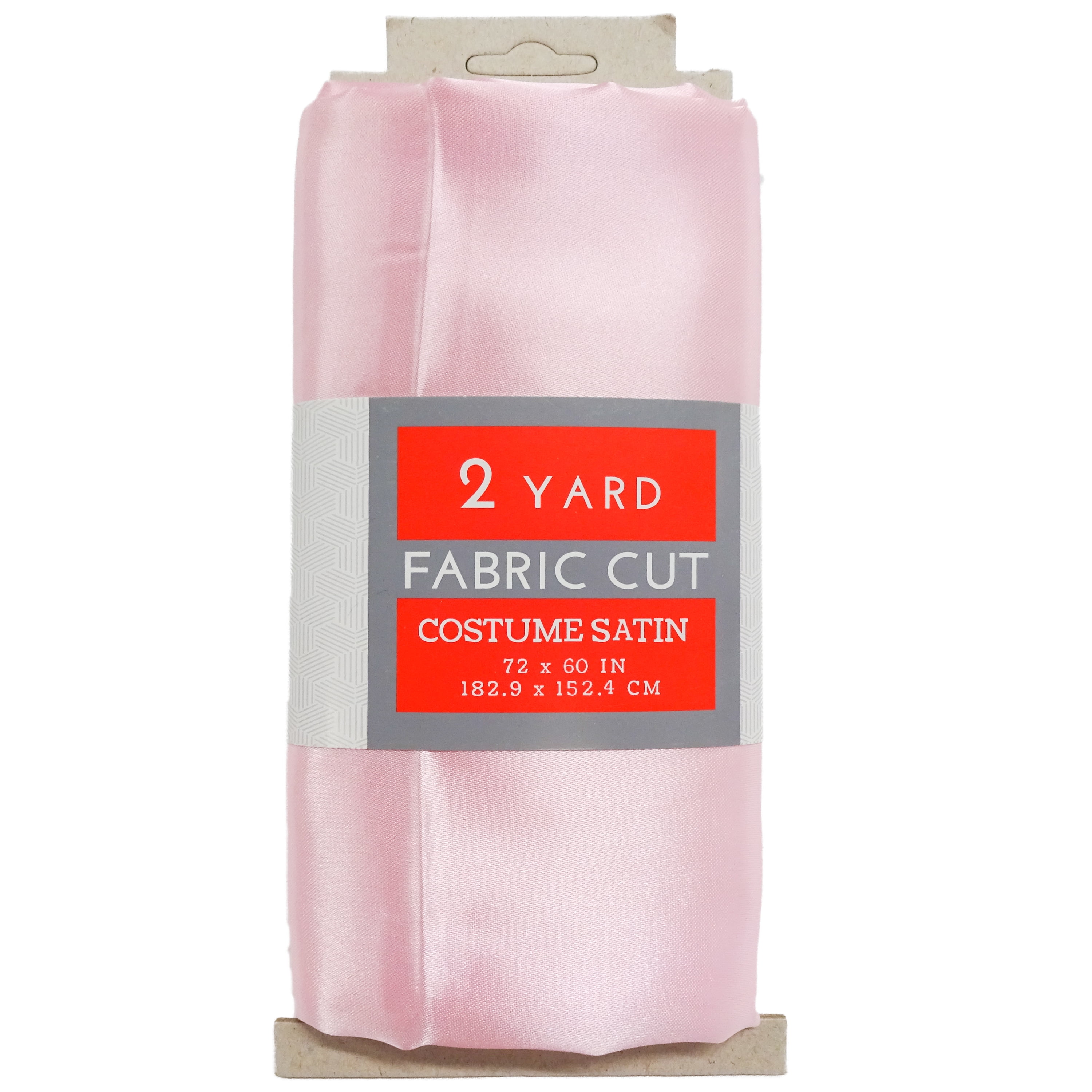 (4 pack) Shason Textile Special Occasion Costume Satin 2 Yards Precut Fabric, Light Pink