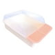 thumbnail image 2 of superior, semicerrado, carcasa fácil de limpiar, con lados altos, duradero, inodoro en Rosa Blanco Grande, 2 of 9