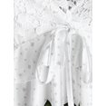 thumbnail image 3 of Más el tamaño de los encajes de ganchillo de la impresión floral del entrecruzamiento Tank Top Rosegal Camisetas sin mangas de talla grande, 3 of 5