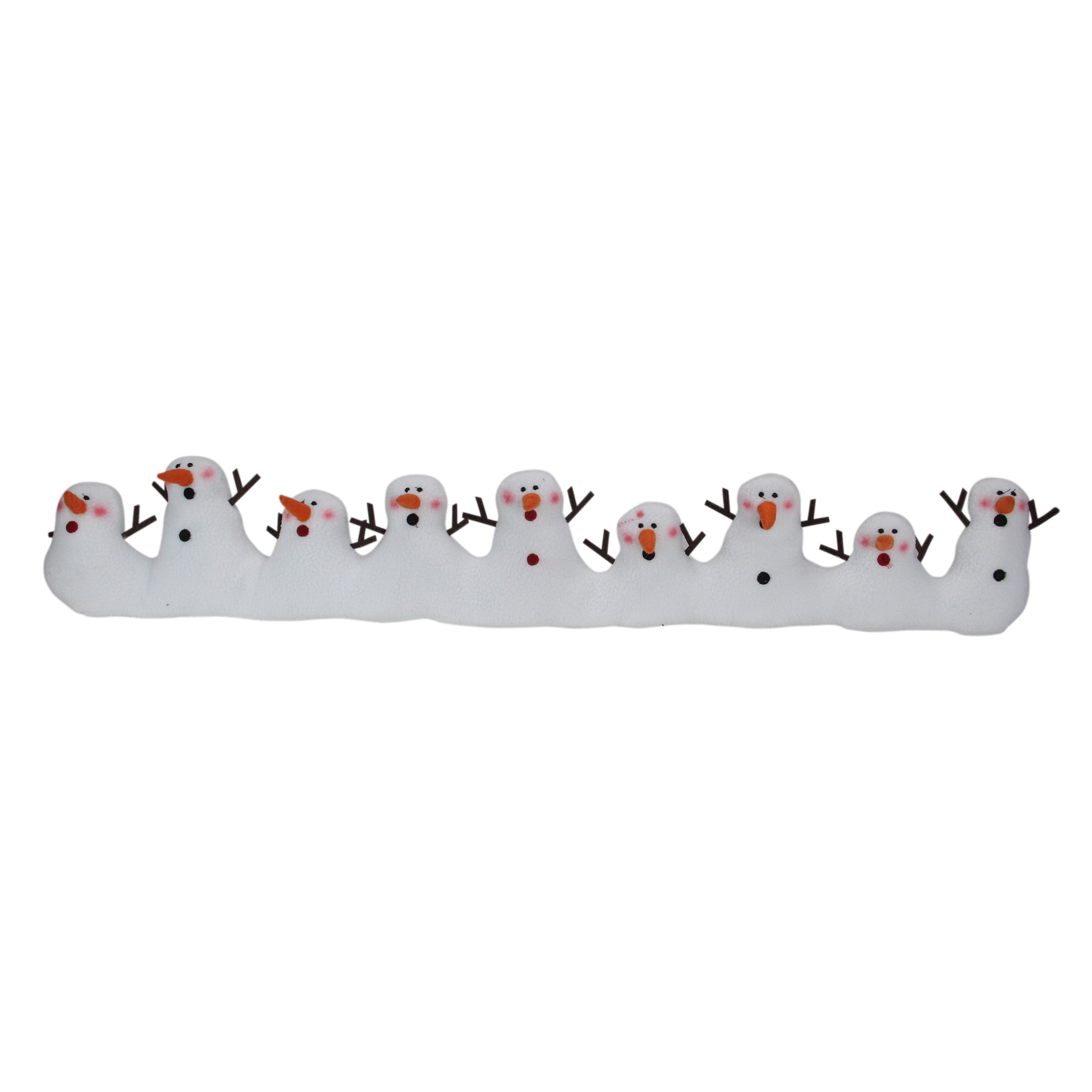 Light Up LED Draught Excluder Fabric Draft Stopper Soft Xmas Home Decor 88cm 