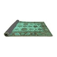 thumbnail image 2 of Ahgly Company Indoor Rectangle Oriental Turquoise Blue Traditional Area Rugs, 2' x 4', 2 of 4