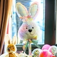 thumbnail image 2 of Easter Bunny Head On Stick Polyester Tye-Dye Rabbit Fabric 0808758, 2 of 4