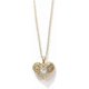 thumbnail image 1 of Collares HTOOO con colgante de corazón para mujer, joyas de cristal chapadas en oro de 18 quilates, regalo de San Valentín., 1 of 5