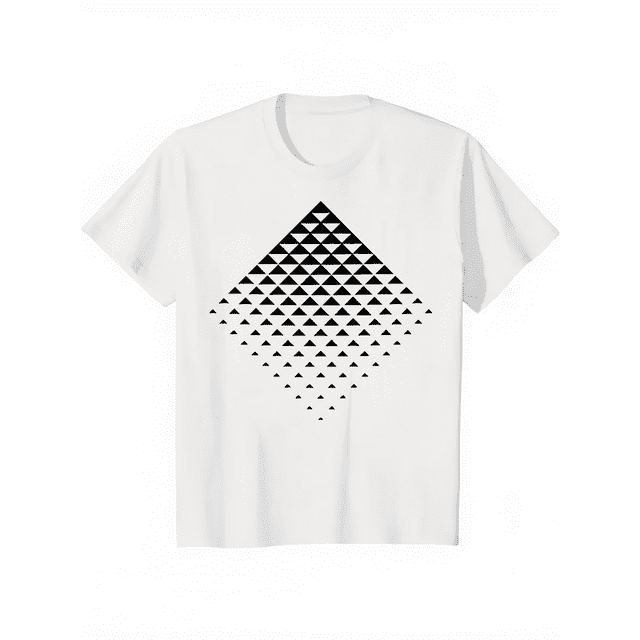 Casual Style mens 100 cotton geometric print t shirt stylish round neck short sleeve for casual attire white graphic tee for men white