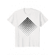 thumbnail image 1 of Camiseta informal de algodón 100% con estampado geométrico para hombre, cuello redondo, manga corta, estilo informal, color blanco, 1 of 6