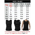 thumbnail image 3 of LELINTA Men Sauna Vest Body Shaper Sweat Waist Trainer with Zipper Back Support Hot Belly with Adjustable Belts Fat Burn Workout TaLELINTA Top Gym Faja, 3 of 8