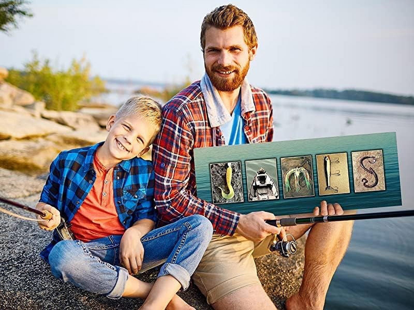 Tackle Fishing Name Art - Personalized