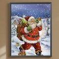 thumbnail image 1 of Pintura de diamante 5D DIY Taladro redondo completo Papá Noel Kit Decoración del hogar Hugtrwg Para estrenar, 1 of 9