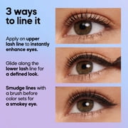 Almay All-Day Intense Gel Eyeliner Bold Longwear Eye Makeup, Hypoallergenic, 110 Rich Black, 0.045 oz