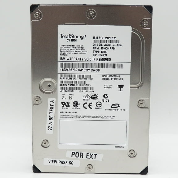 IBM 24P3732 Seagate ST336753LC 36GB U320 SSA 15K SCSI Hard Drive