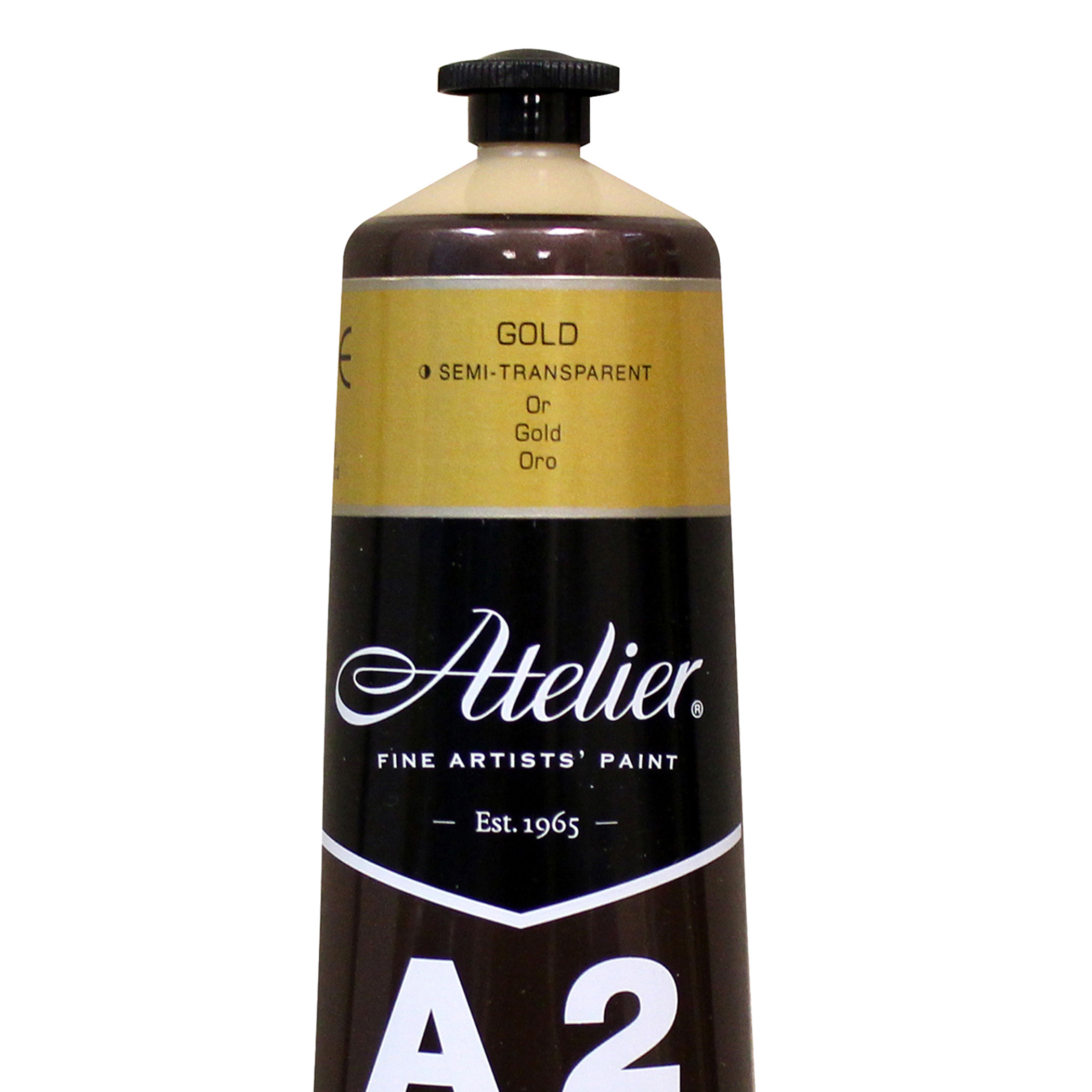 Atelier A2 Heavy Body Lightfast Artist Acrylic, 4 oz., Gold, Pack of 3