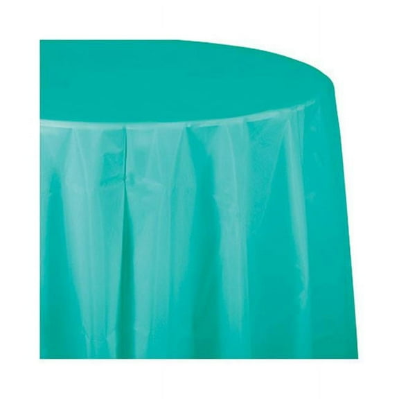 Teal Lagoon Octy Round Tablecloth Each